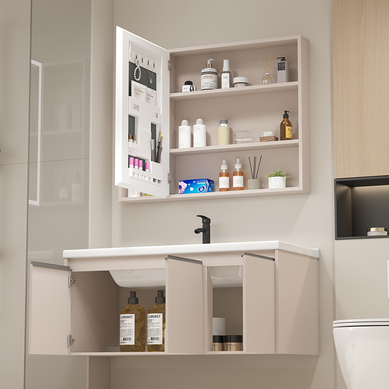 lavabo de abeja de baño gabinete de lavabo de cerámica combinado lavabo de lavabo de pequeño tipo de casa lavabo de mano balcón