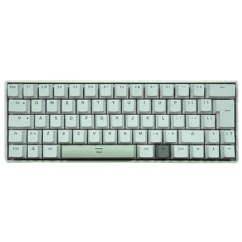 [Cross -border hot sales] Молочная шариковая клавиатура светодиодная мини клавиатура 63 клавиши для игровой клавиатуры