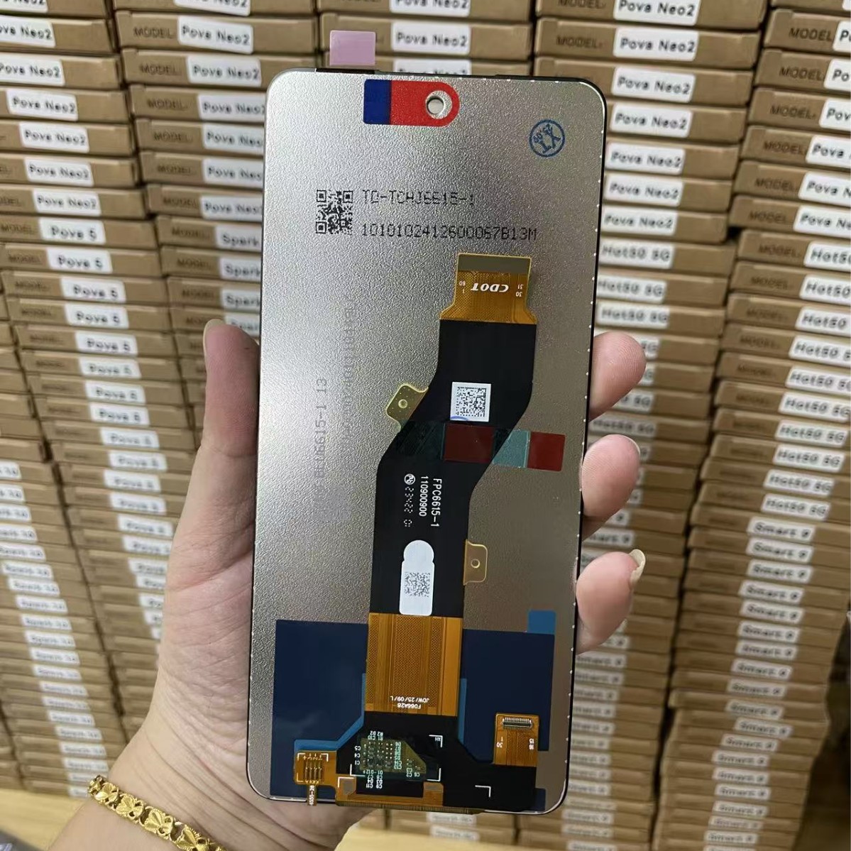 Aplicable a Tecno Spark Go 2024 Asamblea de pantalla LCD BG6 Asamblea de pantalla LCD