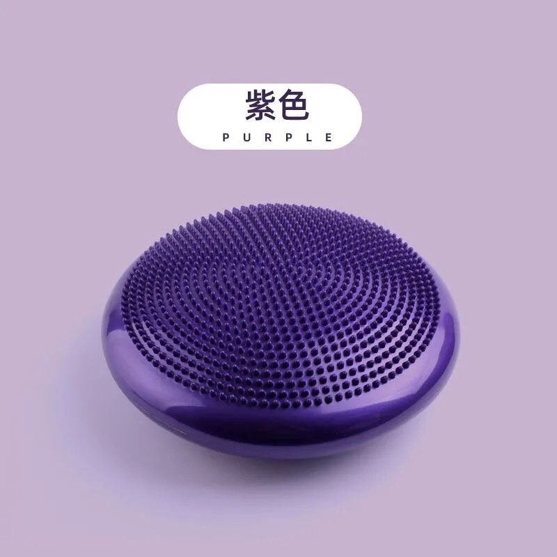 ヨガバランスマット、厚みのある足指圧マッサージ、半円形バランスボールトレーニングソフトクッション、大人と子供のリハビリテーション足|undefined