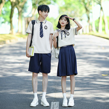 2025情侣装短袖初高中生运动会学院风学生班表演服装