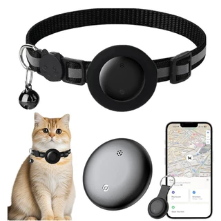 宠物猫咪定位器项圈适用于 iOS 防水 Apple Find My 追踪器项圈