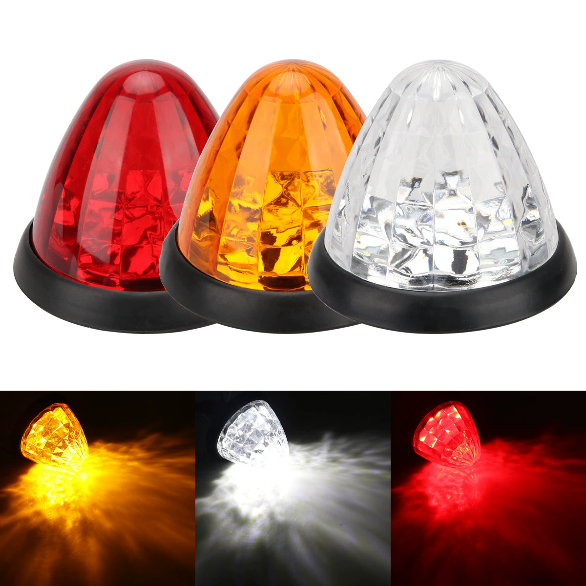 Фургон фонарь конус потолочный светильник 24V высокий электронный боковой свет грузовик прицеп боковой лампы контурный световой блок