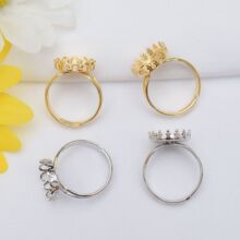 ��ɫ14k�����ָ�ʹڵ���������~��ָ���а��Ʒdiy�ֹ��������l