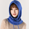 knitting Cashmere wool Hat Collar one Hooded Ear knitting wool scarf Collar Socket