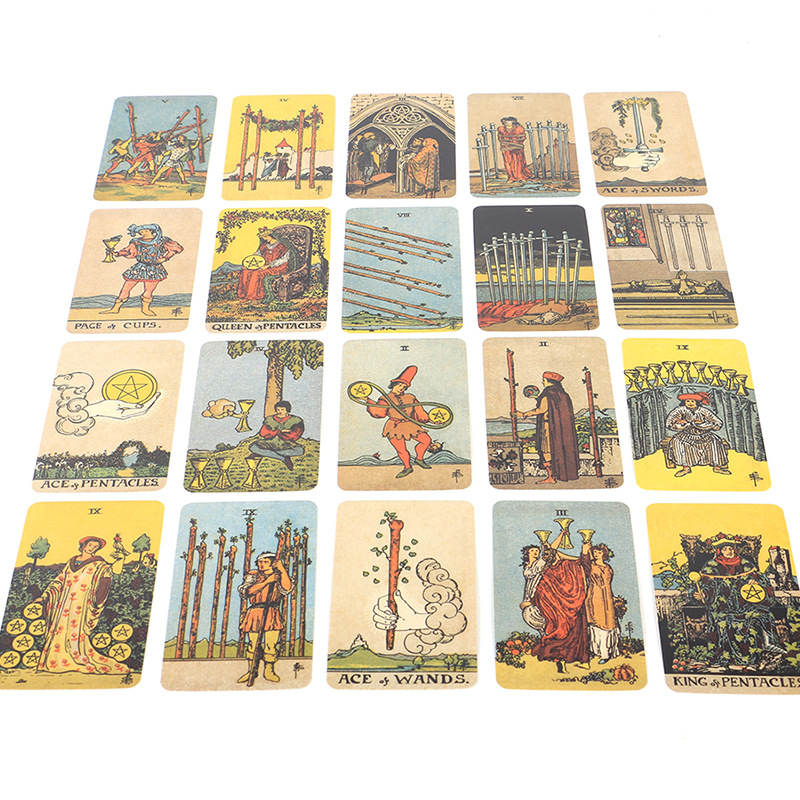 Edizione senza bordi delle carte oracolo dei tarocchi Smith-Waite_voghion.com