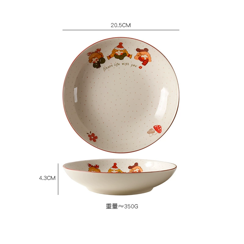 Set for home use, ceramic creative tableware, internet celebrity