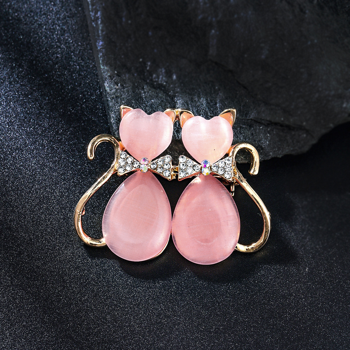 2024 nuevo día de la madre venta caliente broche de ópalo mujer con incrustaciones de diamantes de imitación broche accesorios de ropa joyería image 52