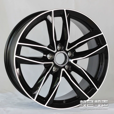 A4L/A5/A8/A3/Q5/Q3/TT/A7 modification – Hub - 17x75j-double-five-spoke-black-base-with-gray-base