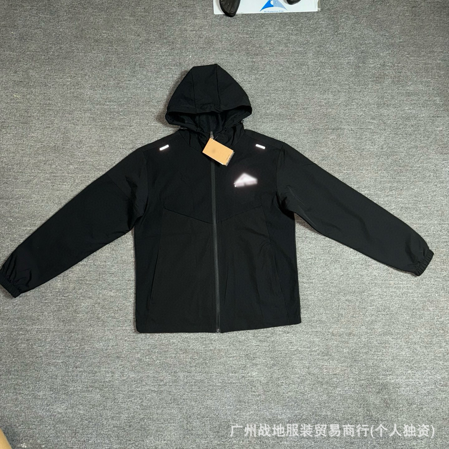 Explosión transfronteriza de un tipo idéntico de tecnología de prevención de tres secado rápido tela casual tela cremallera deportiva de protección solar pantalones de hombre