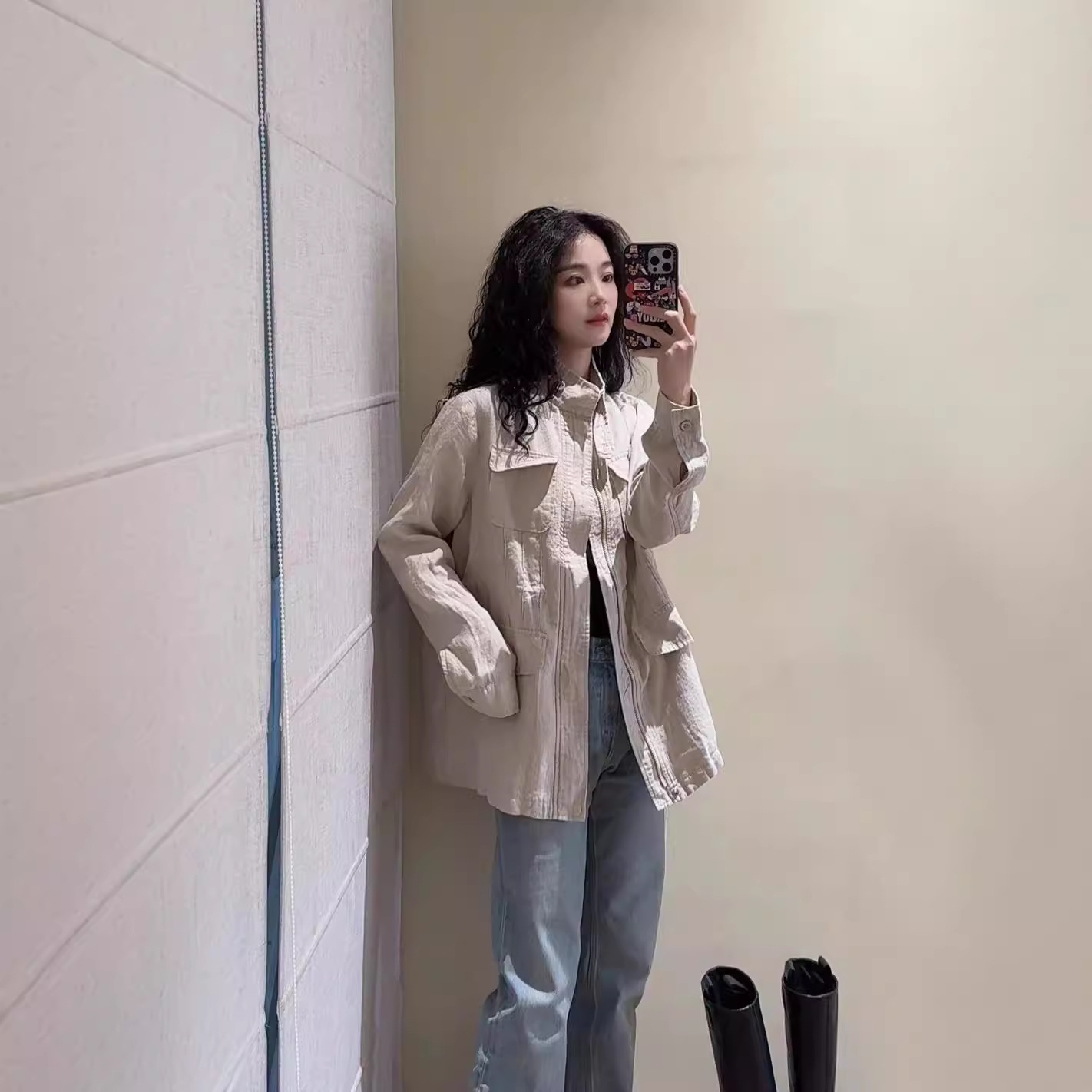 Autumn retro shirt
