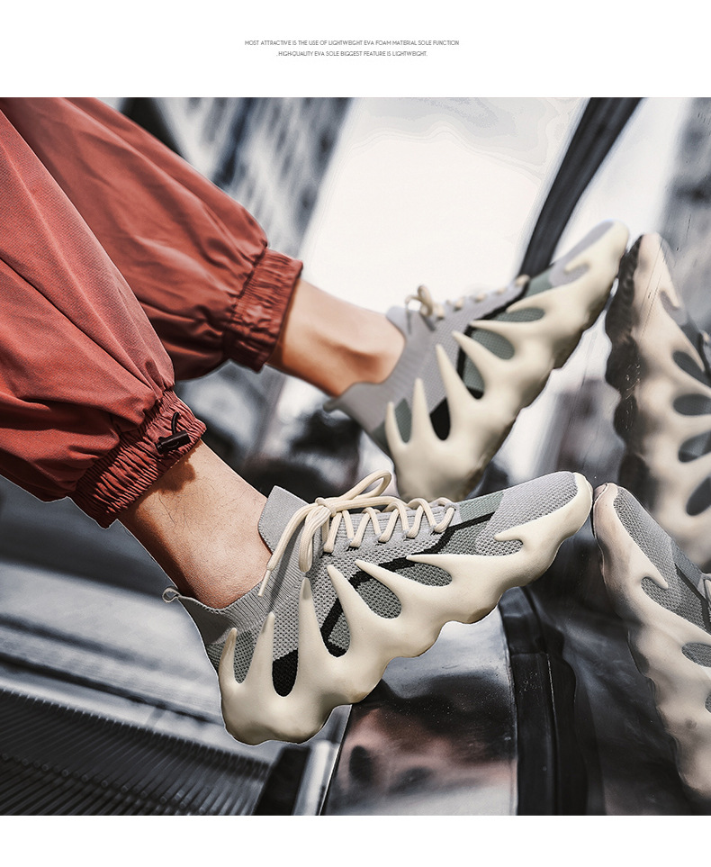 2023 Sommer neue Herren Sportschuhe Studenten Vance Kokosnuss Schuhe atmungsaktiv fliegendes Mesh Casual Running trendige Schuhe_voghion.com