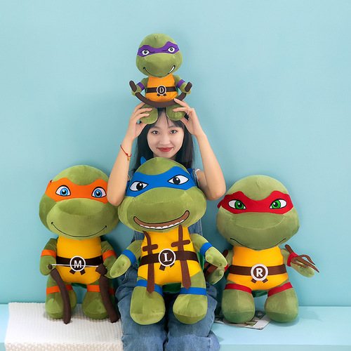 New Teenage Mutant Ninja Turtles Plush Toy Doll Birthday Gift Girls and Boys Sleeping Doll Rag Doll Pillow