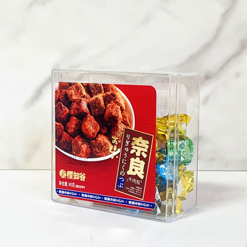 Sakura no Tani Nara Beef Granules Spicy Five-Spice Satay Mixed Flavor Box Packaging Beef Jerky Snack Gift