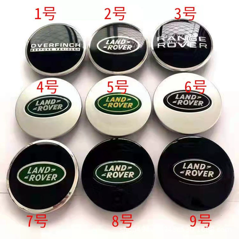 Подходит для черной колпачка колес маркировка колес колес Оригинальная колпачок LANDROVER этикетка колпачка колес