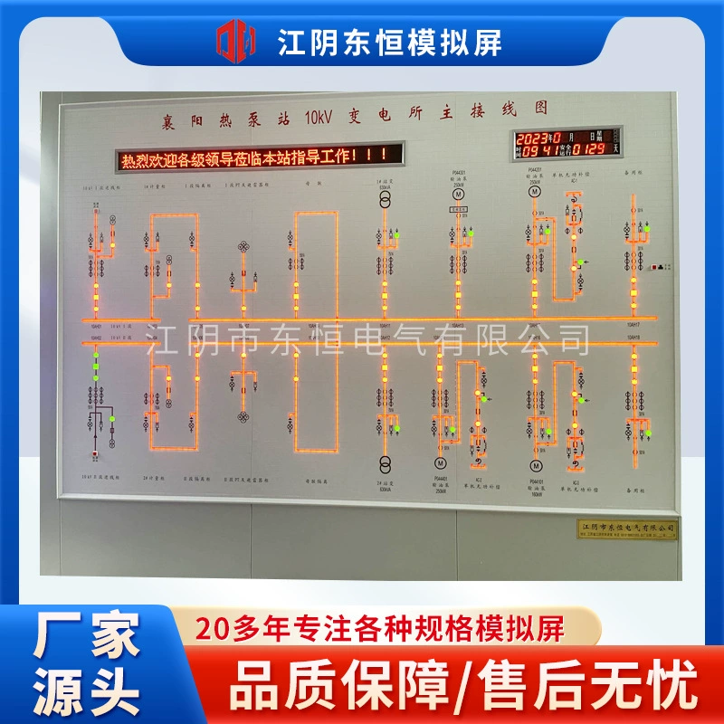 Электрический масляно-газовый симуляционный экран Dongheng, пятизащитный симуляционный экран, доска схемы моделирования и другие по индивидуальному заказу напрямую от производителя