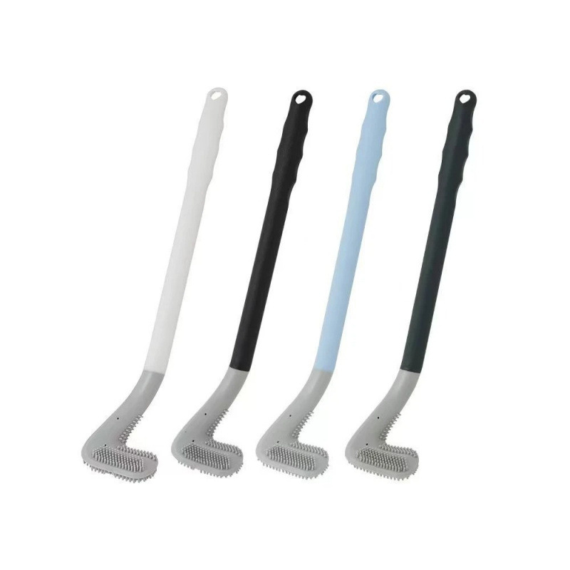 Golf No Dead Angle New Household Bathroom Silicone Toilet Cleaning Brush_voghion.com