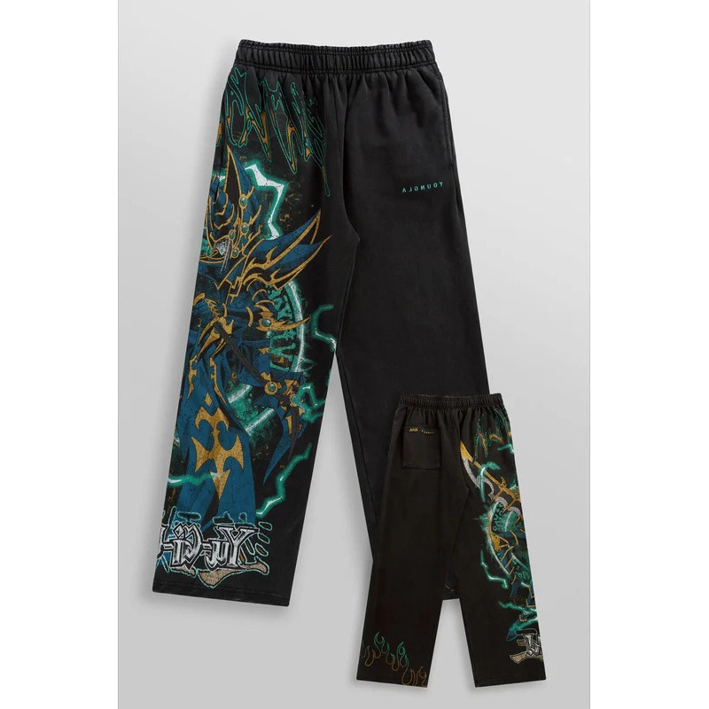 Cross-Border New Style American Street Style Loose Wide-Leg Pants with 3D Print, Comfortable Casual Sports Pants, Unisex Pants Cross-Border New Style American Street Style Loose Wide-Leg Pants with 3D Print, Comfortable Casual Sports Pants, Unisex Pants