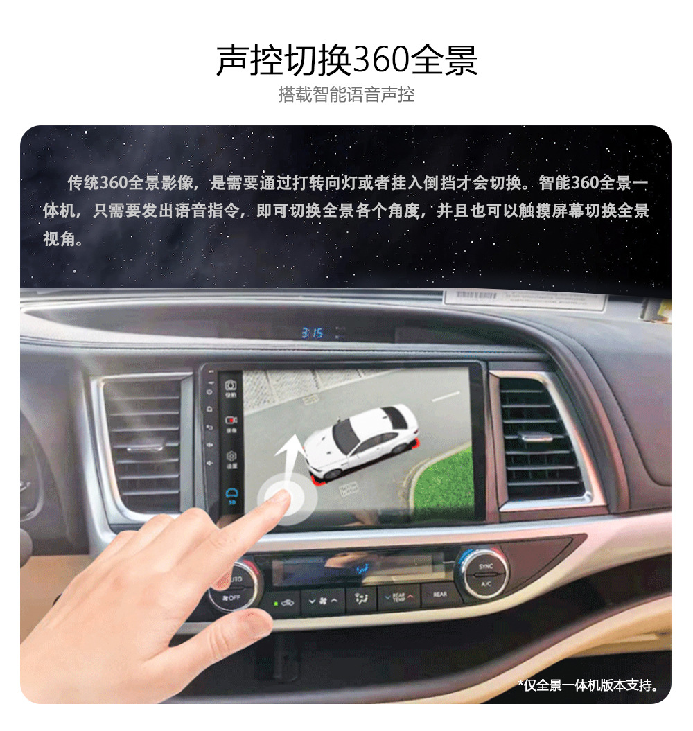 Hot-Selling 9/ 10inch Dingwei Ts18Ts10S Versatile Head Unit Android 4g Navigation 360 Panoramic Image All-In-One Device