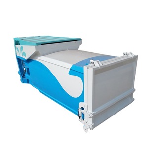 High-light manganese steel intelligent garbage compression box garbage station supporting 10 square dustbin discount