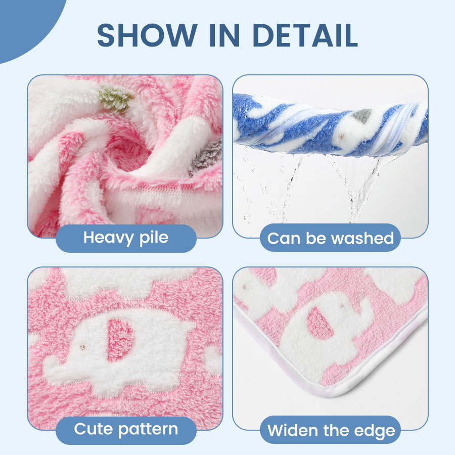 Manta transfronteriza para mascotas Manta de elefante franela gruesa manta cálida para mascotas manta para perros manta para gatos y perros manta al por mayor