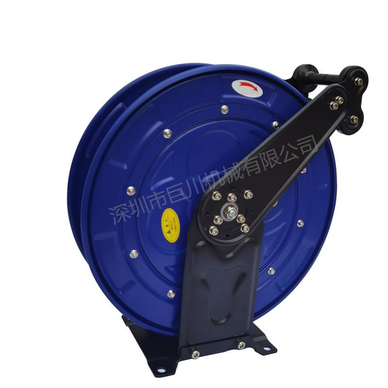 9011油管自动收放卷盘 空气管自动卷盘 巨川自动卷管器卷盘厂家