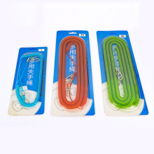 失手绳护杆绳鱼竿护竿绳伸缩弹簧防脱干3-20米包胶钢丝失手绳批发