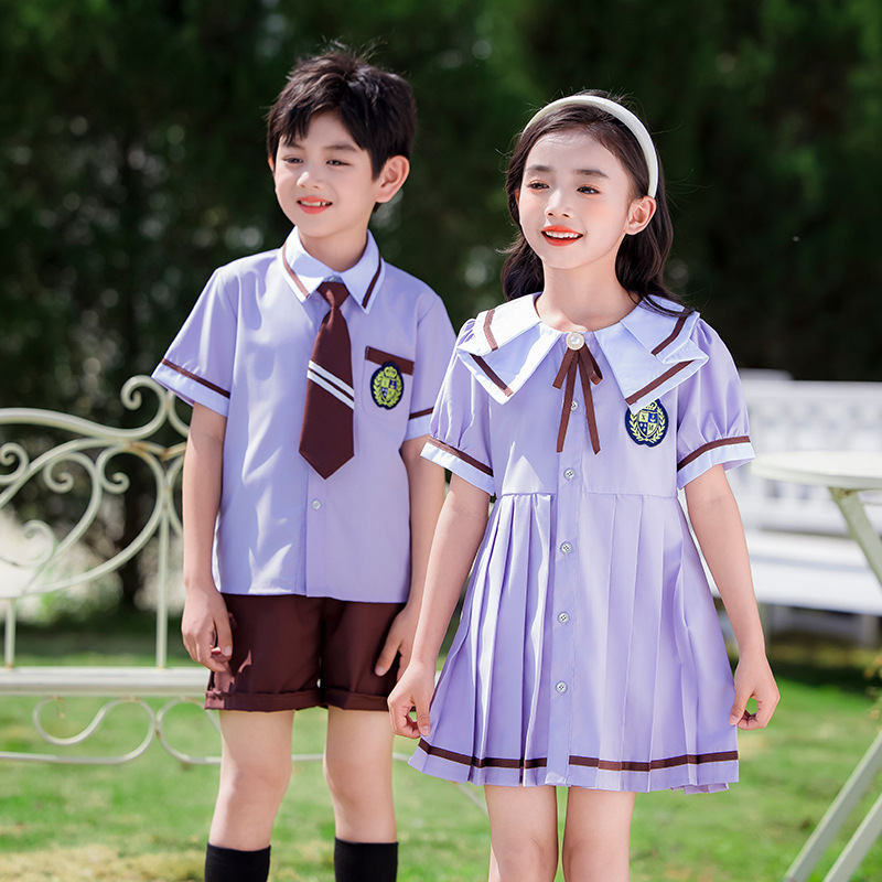 六一兒童合唱演出服詩詞朗誦畢業拍照兒童校服夏季幼兒園園服班服