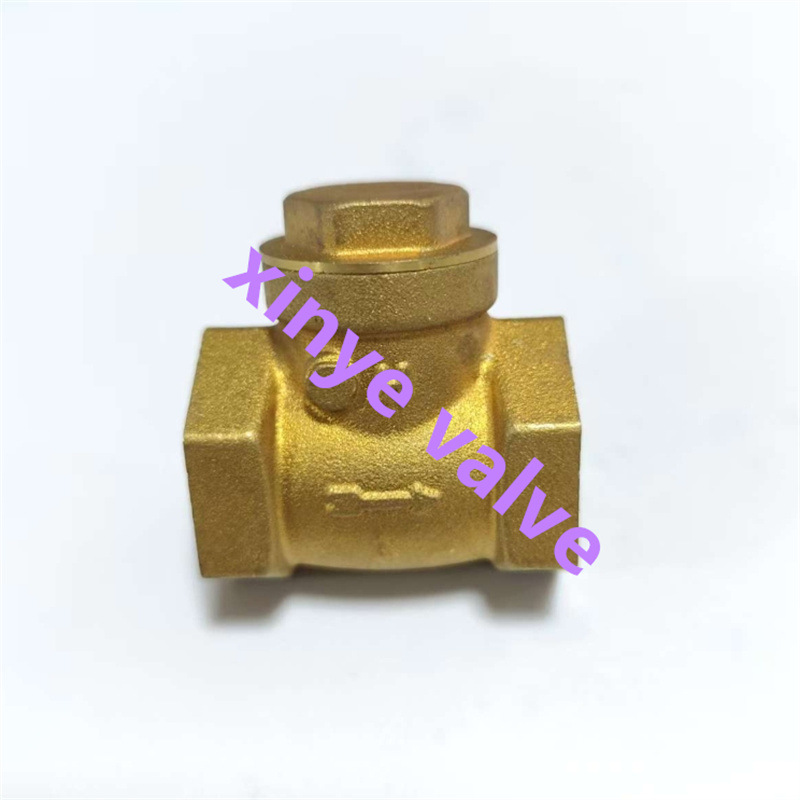 玉环黄铜加厚卧式止回阀 止逆阀单向阀丝扣逆止阀 PPR卧式止回阀