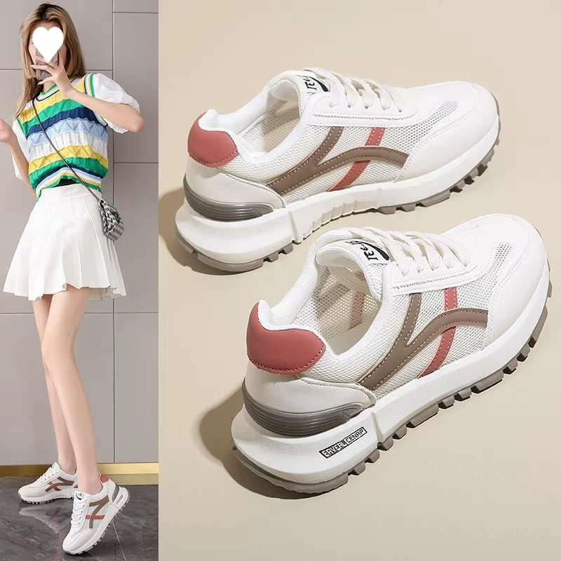 Женские кроссовки Forrest Gump 2025 Лето Новые повседневные спортивные кроссовки для женщин Легко сочетаются с одеждой Популярные антискользящие кроссовки с мягкой подошвой для бега