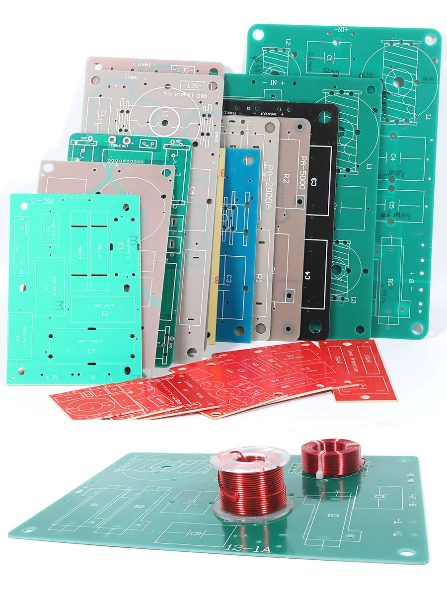 Делитель частоты динамика сплит-стекловолокно печатная плата разветвитель звуковая плата трехчастотное разделение Универсальная плата DIY