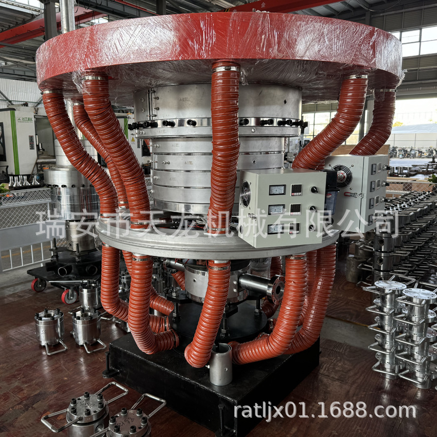 瑞安厂家专业供应精制50mm塑料薄膜高低压pe吹膜机共挤模头