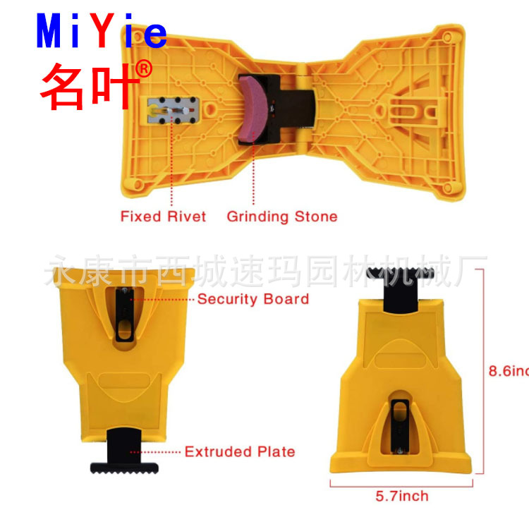Afilador de dientes-PowerSharp Bar-Mount Chainsaw Chain