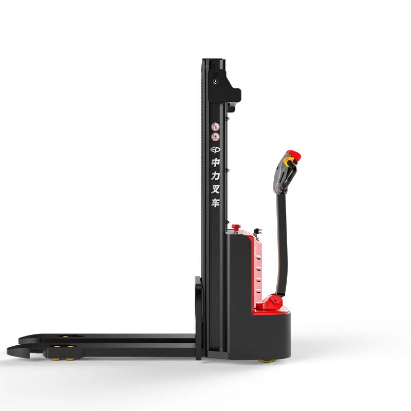 1.2吨电动堆高车 装卸车 步行式堆垛机升高车仓储自动托盘车