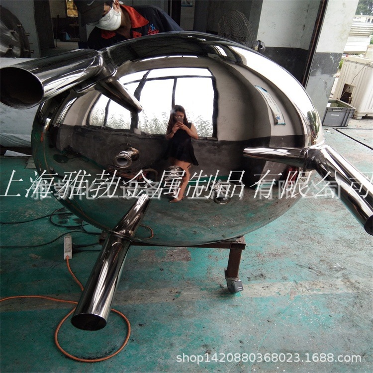 不锈钢储罐电解抛光，镜面抛光