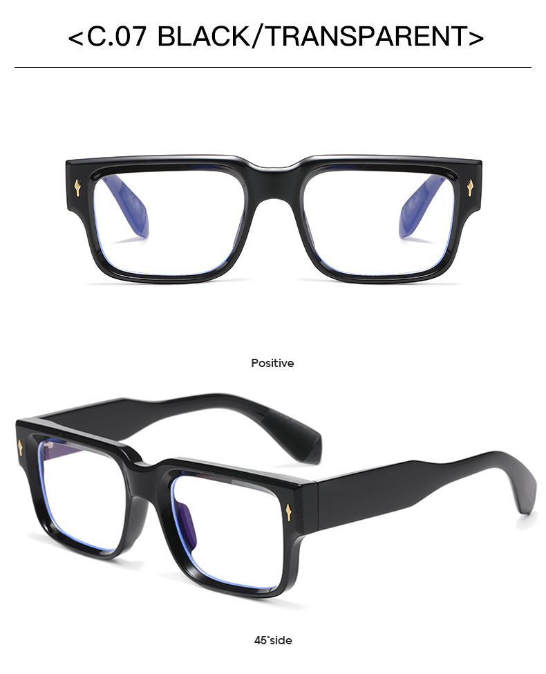 50g Weight Full Frame Glasses Structure Sunglasses Classification Ac, UV400 Protection Lens Material Square Glasses Style Outdoor, Travel Occasion Solid Color Pattern All Seasons Season Unisex Gender Simple Style, Classic Style Style Simple Style Classic Style Solid Color Ac UV400 Protection Square Full Frame Women's Sunglasses 19