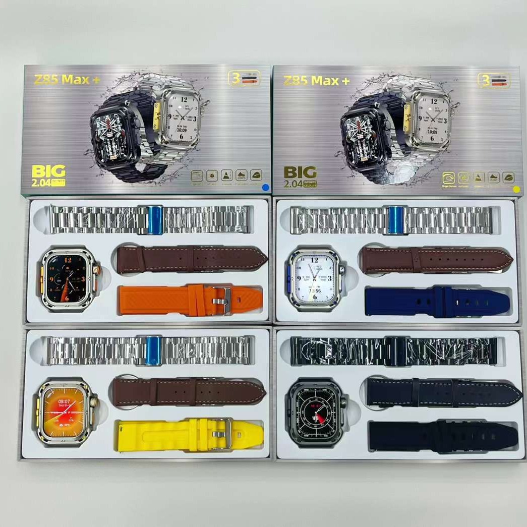 Transfronterizo z85 MAX reloj inteligente tres tipos de protección modelo privado tres correa de reloj tiktok Huaqiangbei