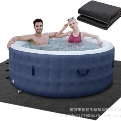 クロスボーダー温水浴槽保護マット水治療フェルトプールマット防水滑り止め屋内外SPAインフレータブルプールマット