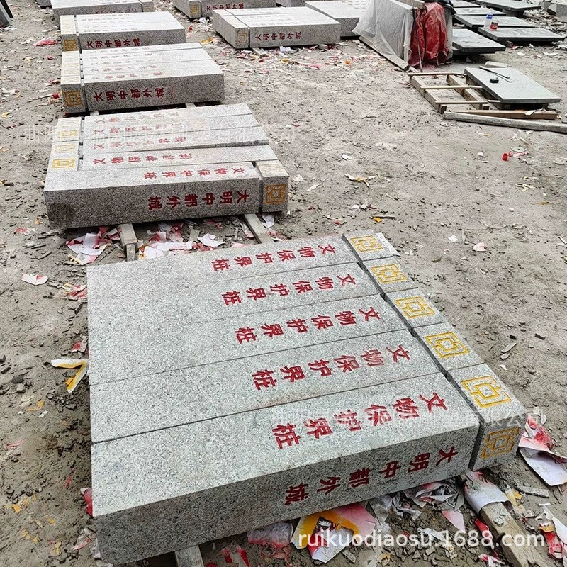 Мраморный пограничный столб Каменный каменный резной водный столб