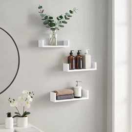 现代简约壁挂置物架家用墙上收纳装饰架卧室客厅浴室置物架