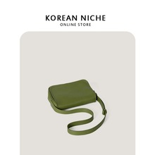 包包女包2022新款韓國小眾設計軟皮翻蓋斜挎單肩包簡約百搭小方包