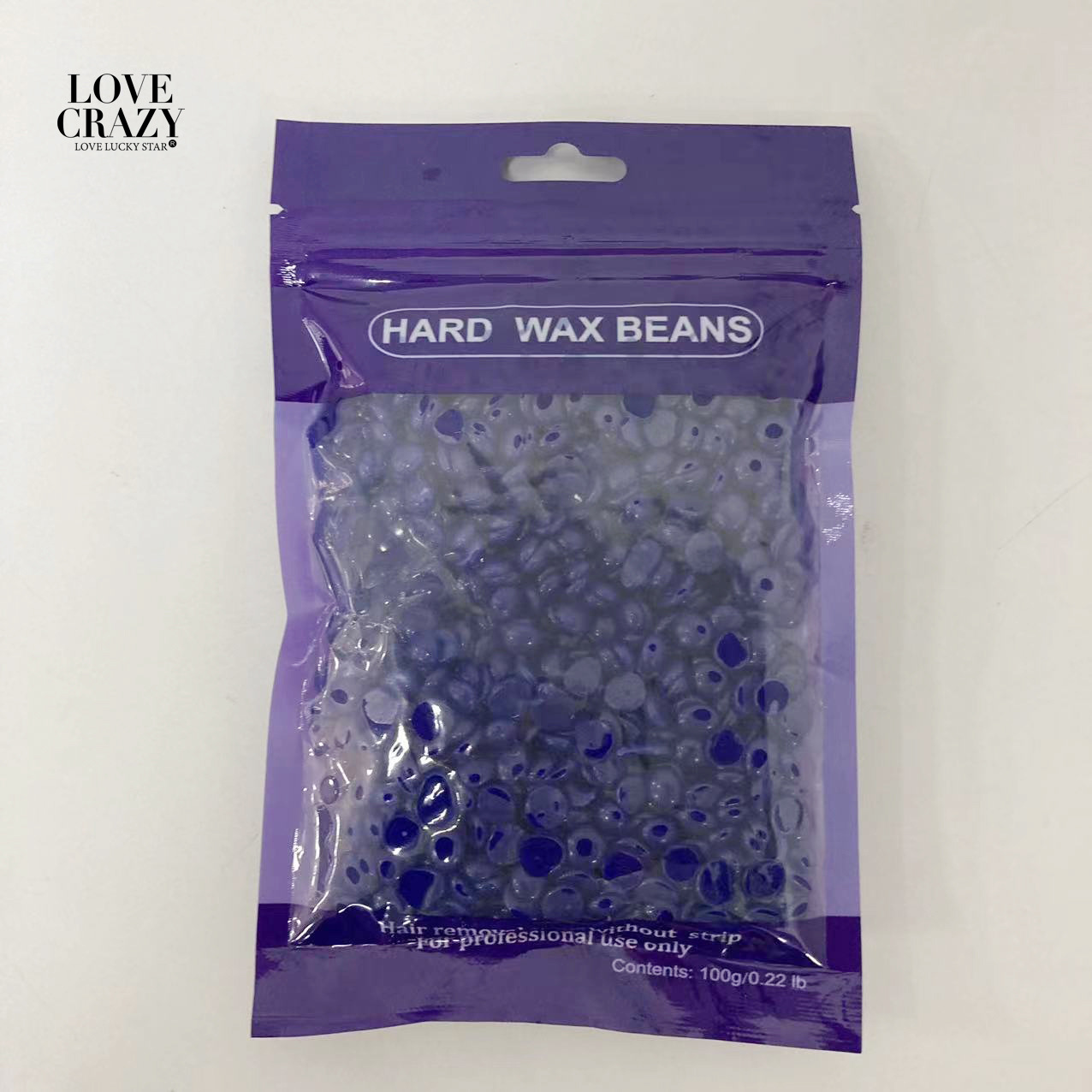 Amor loco de alta calidad cera frijol cera de abejas cera frijol depilación cera frijoles antiadherente pan sin residuos