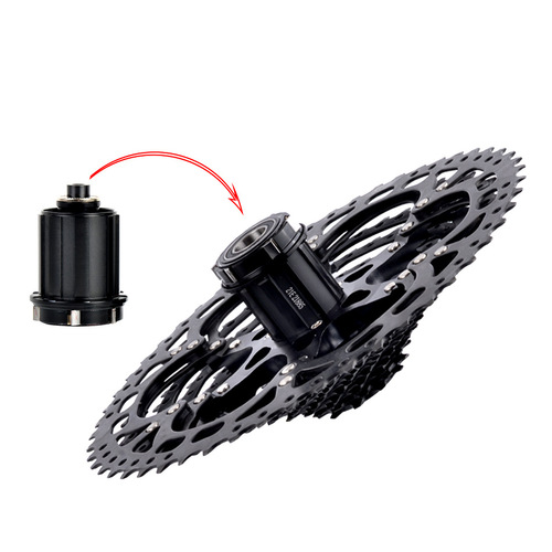 Rihui variable speed mountain road bike accessories black flywheel compatible with SHIMANOSRAM cassette large gear ratio