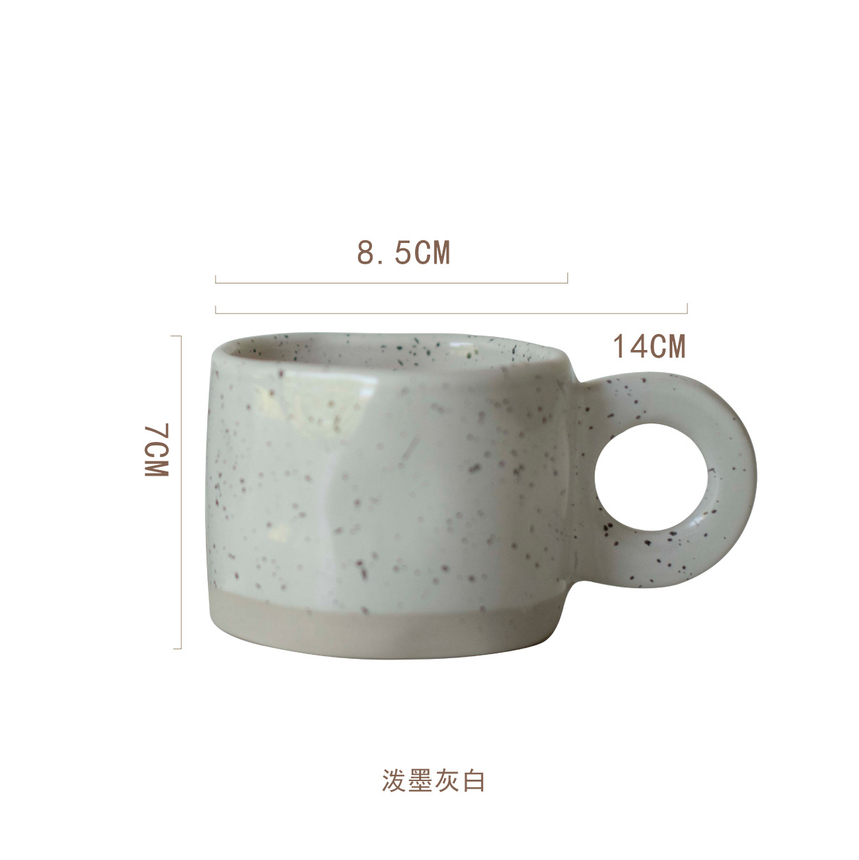 Estilo hecho a mano cerámica avanzada aceite esencial cera de soja aromaterapia taza de cera regalo de Año Nuevo novias cumpleaños regalo del cliente