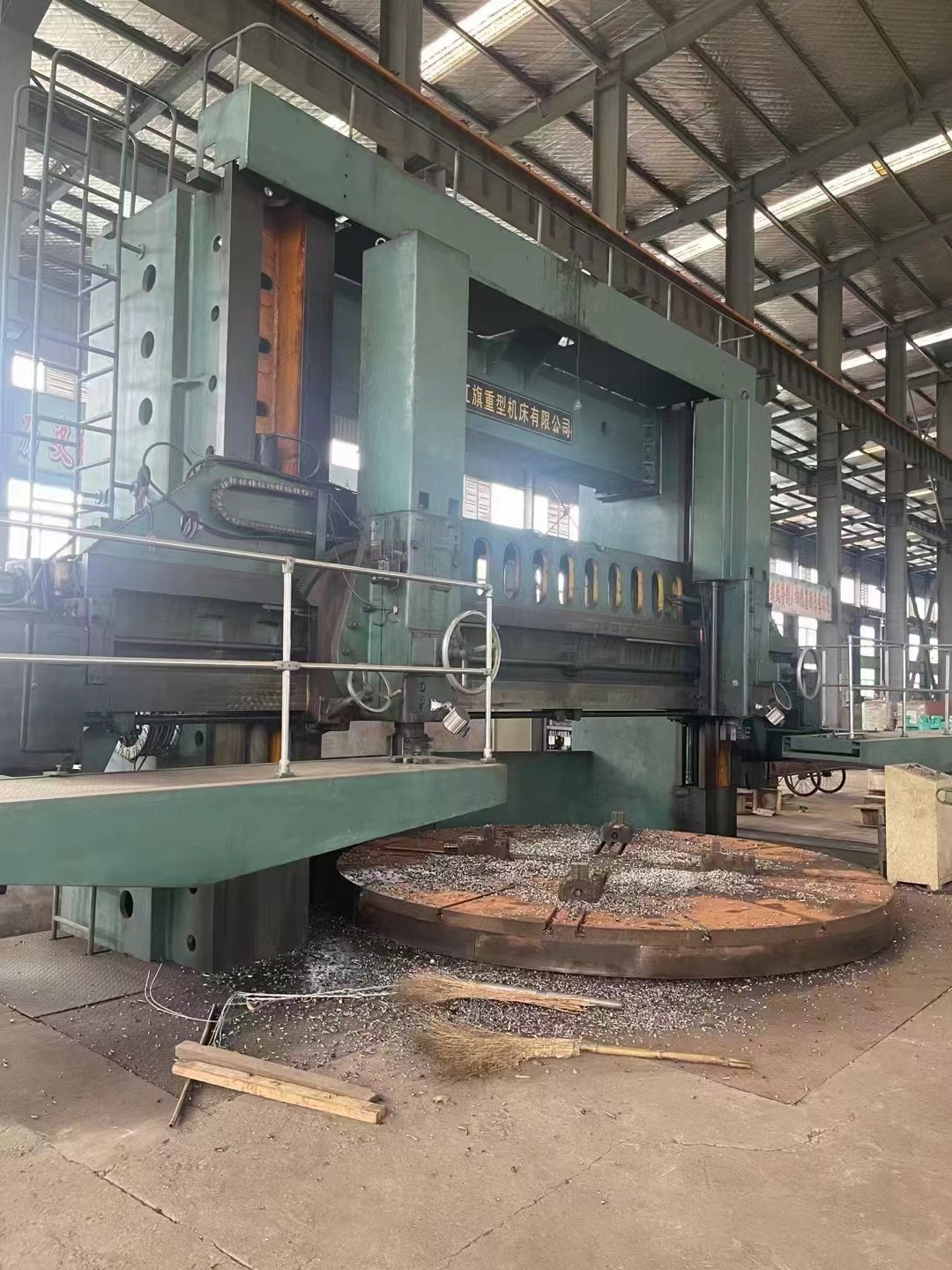 处理二手日升CQ5250立式车床二手4.2米立车