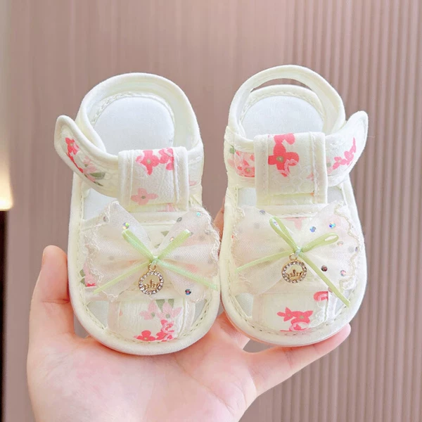 Pink (Sakura Sandals-Green Crown Knot)