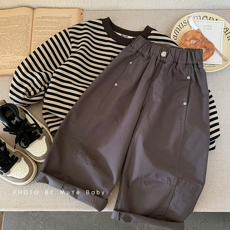 Children's spring fashionable trousers for boys
