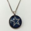Retro football necklace, American style