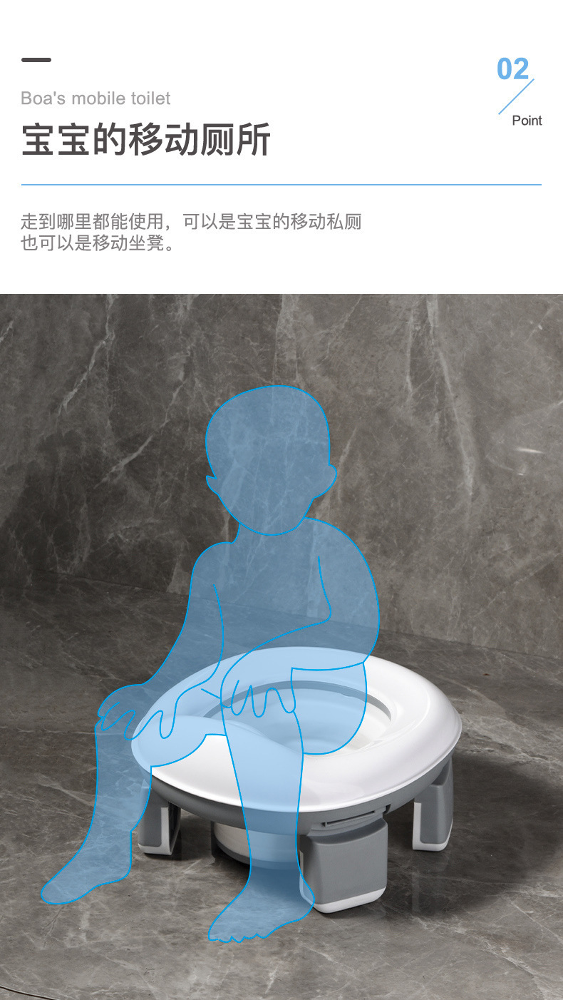 儿童折叠坐便器