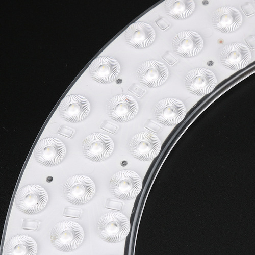 Manufacturer wholesale LED module light core round modified light board household modification three-row round module ring light plate